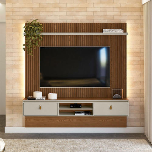 TV Wall Panels 48 Wood Walnut