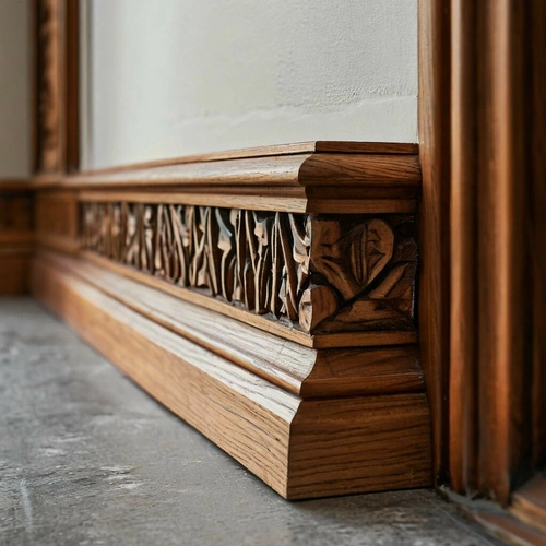 Wooden Skirting 42 Wood Walnut 1