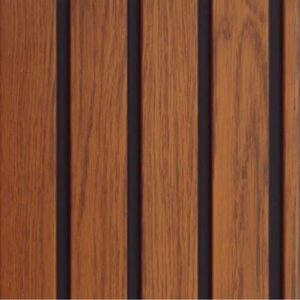 Golden Oak V Black - Vox Fronto Slat Wall Panels