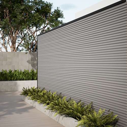 Grey Outdoor Wall Panel