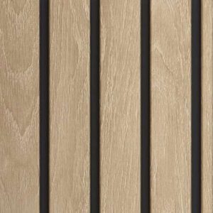 Oak V Black - Vox Fronto Slat Wall Panels