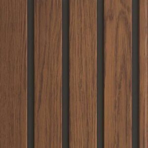 Walnut V Black - Vox Fronto Slat Wall Panels
