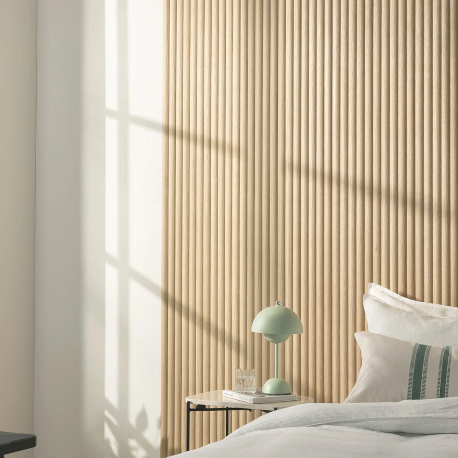 Arborelle Natural Oak Reeded Wood Wall Panel 2 Arborelle Natural Oak Reeded Wood Wall Panel
