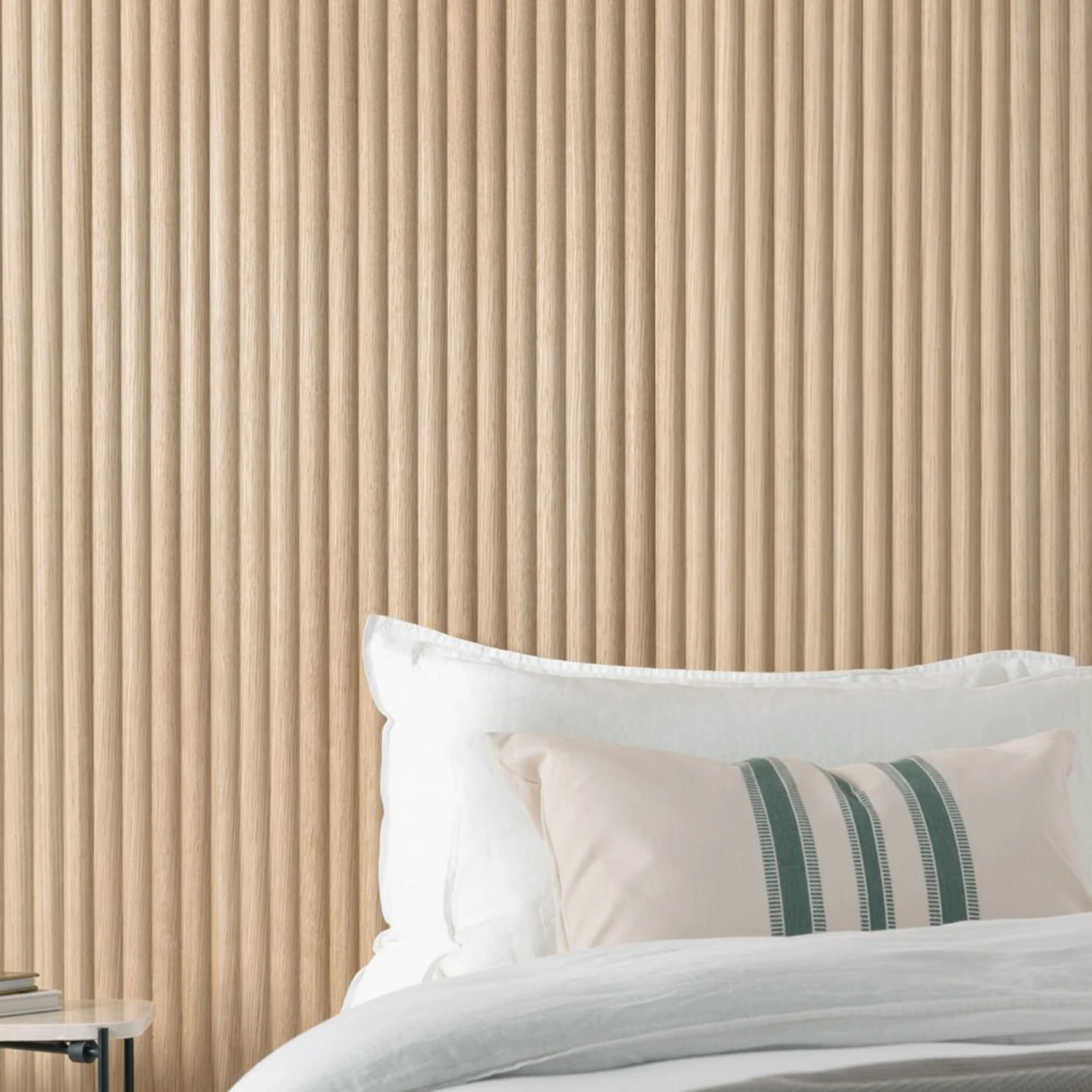 Arborelle Natural Oak Reeded Wood Wall Panel 4 Arborelle Natural Oak Reeded Wood Wall Panel