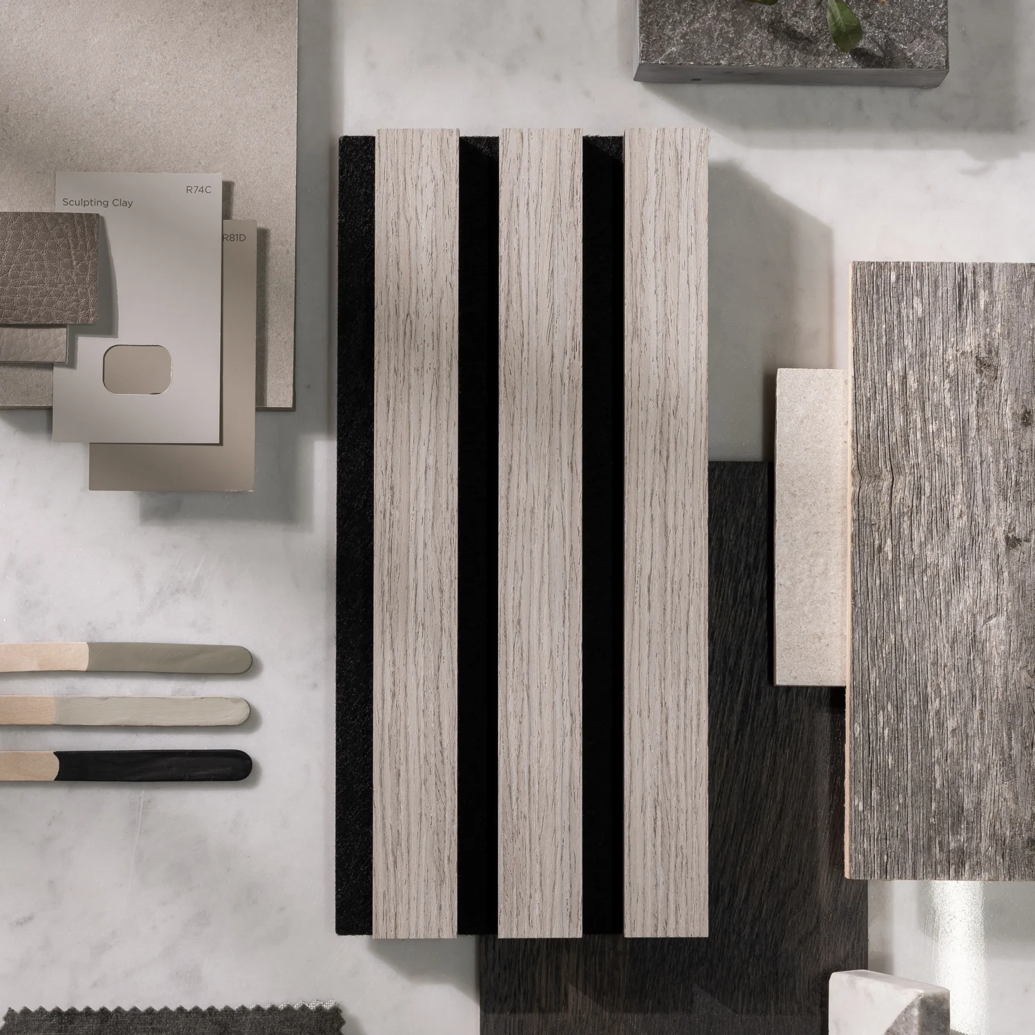 Grey Oak Slatted Wood Wall Panel 3 Grey Oak Slatted Wood Wall Panel
