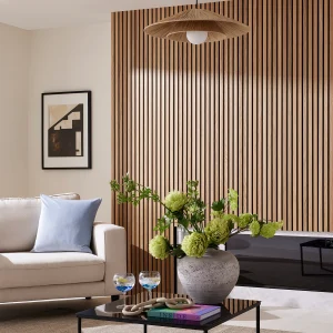 SlatWall Acoustic Honey Oak Slatted Wall Panel