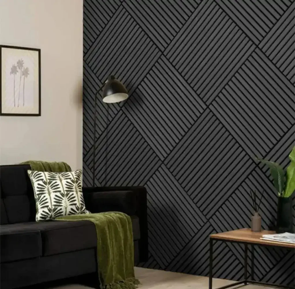 Contemporary MDF wall panels for bedroom accent walls in Dubai