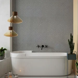 Grey Sparkle 1.0m Shower Panel