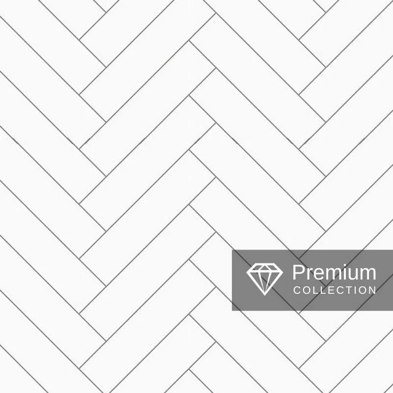 White Herringbone 1.0m Shower PVC Wall Panel 2 White Herringbone 1.0m Shower Panel