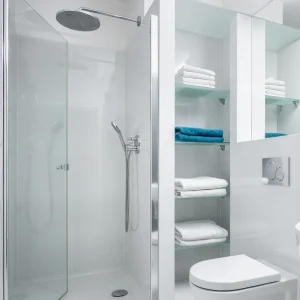 White High Gloss 1.0m Shower Panel