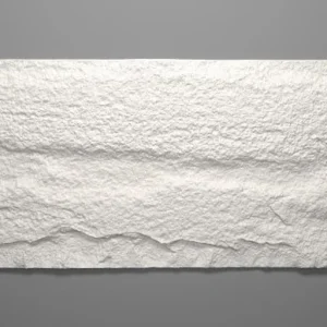 1B12632 3D White Stone Wall Panel