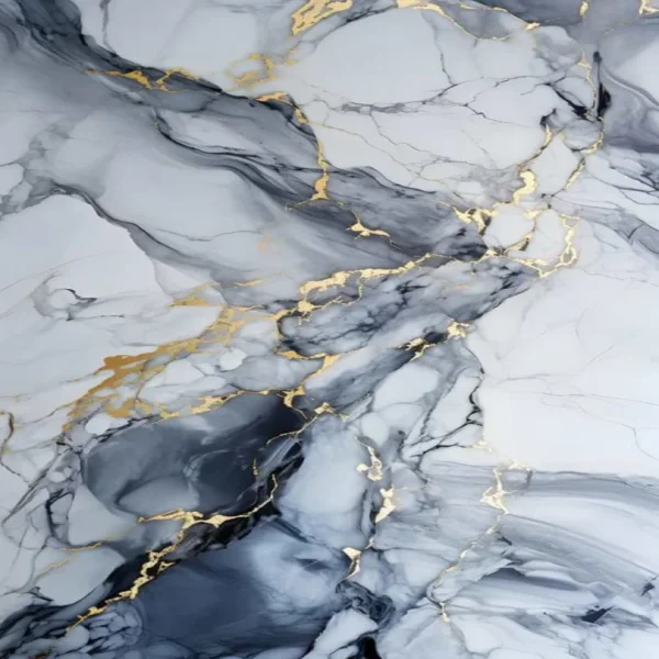 3D Printed PVC Marble Sheet High Gloss UV Interior Wall Panel