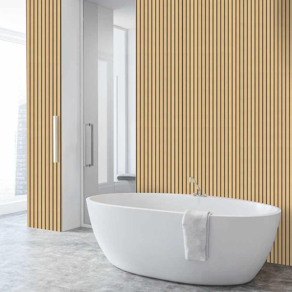 American Oak MDF Wall Panel 1 American Oak MDF Wall Panel
