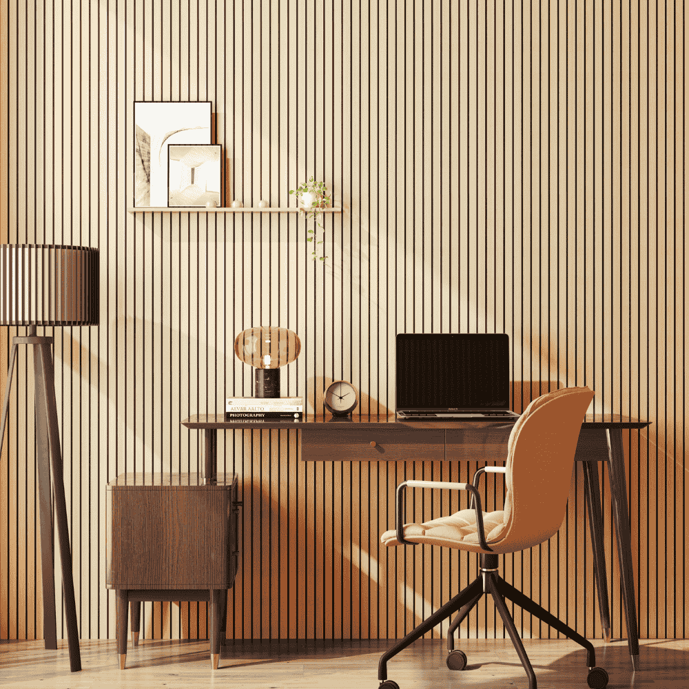 American Oak MDF Wall Panel 2 American Oak MDF Wall Panel