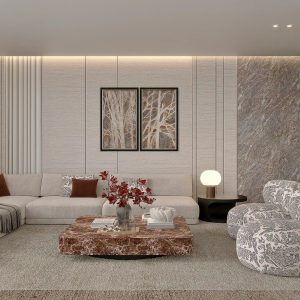 Beige Textured Linen - Bamboo Wall Panel