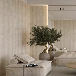 Milan Travertine (Yellow) - Flexible Stone Wall Panel
