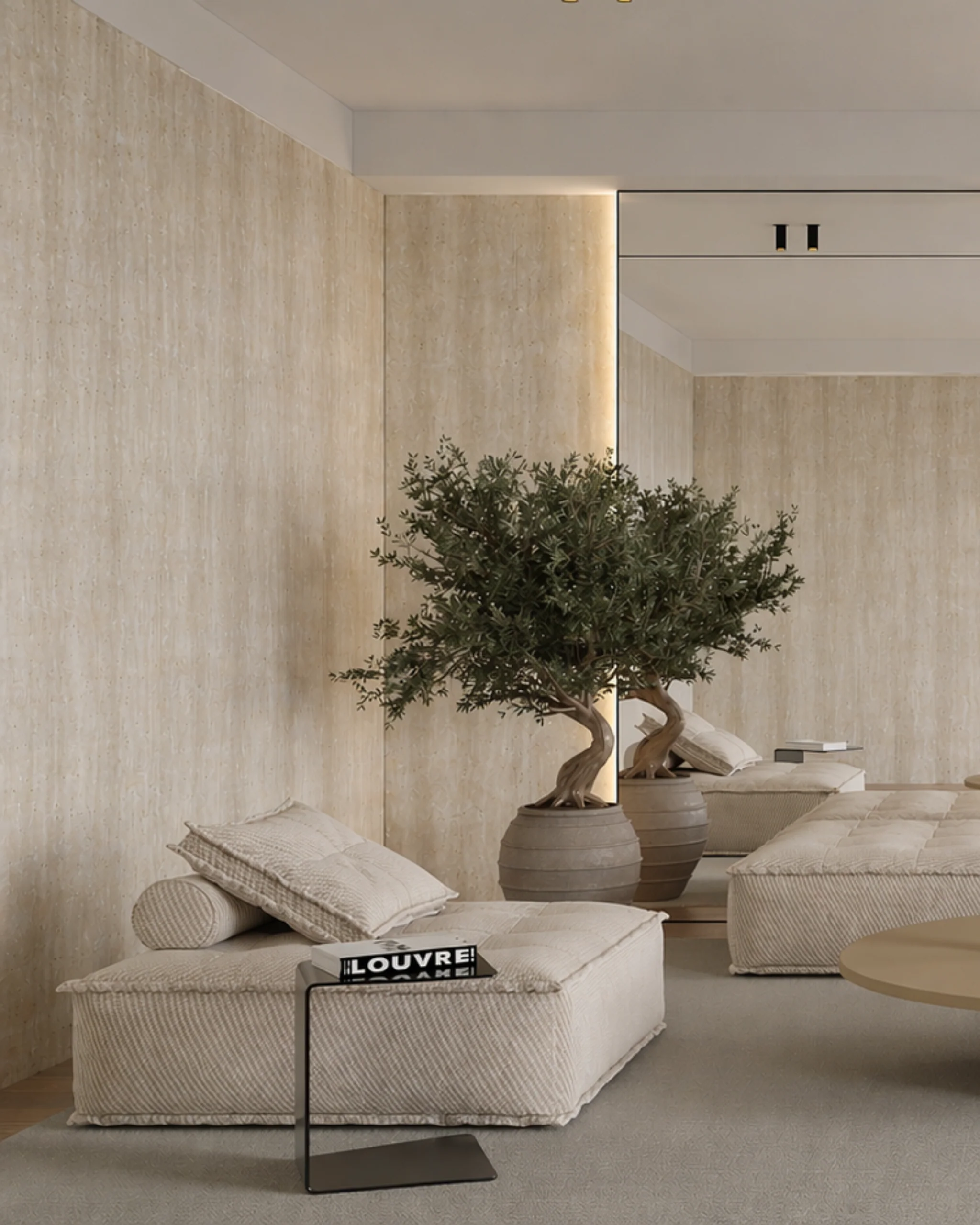 Milan Travertine (Yellow) - Flexible Stone Wall Panel 1 Milan Travertine (Yellow) - Flexible Stone Wall Panel