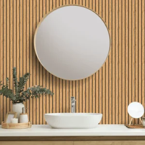 Natural Oak MDF Wall Panel