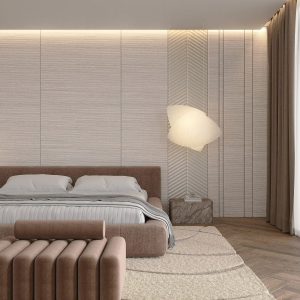 Pearl Textured Linen - Bamboo Wall Panel