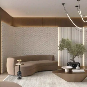 Weave (Beige) - Flexible Stone Wall Panel